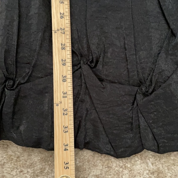 BCBG Elegant Sequined Waist Black Dress Size 10 - Picture 10 of 10